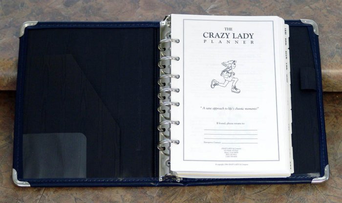 Crazy Lady Day Planner