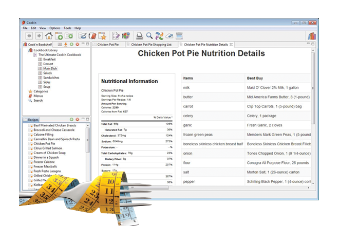 nutritional analysis software for mac