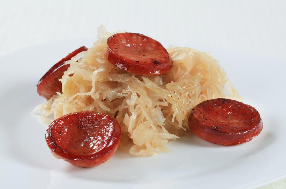 Smoked Sausage With Sauerkraut