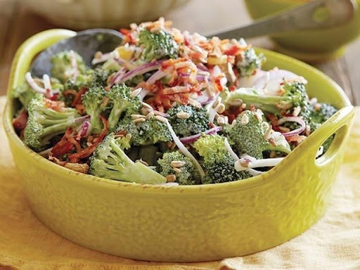 Lightened Up Creamy Broccoli Salad