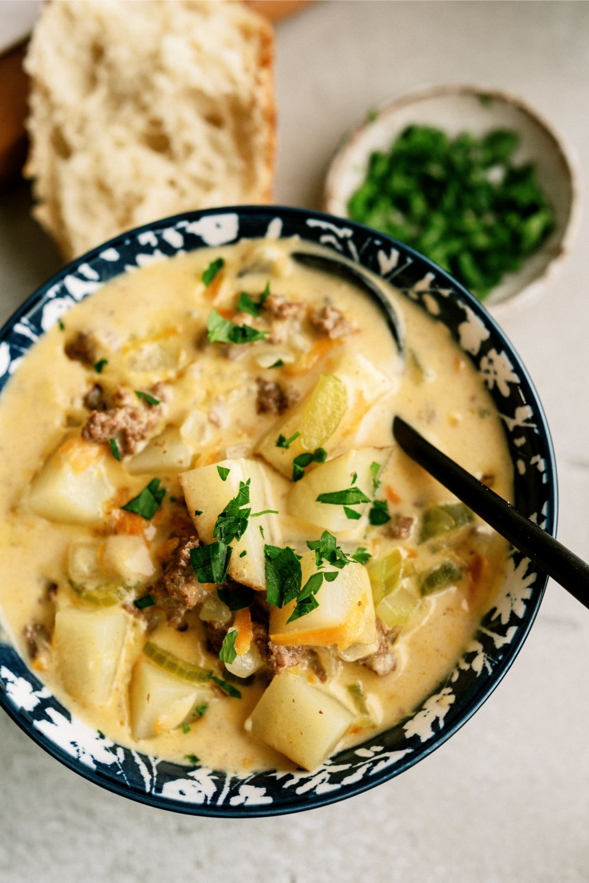 Celebrate National Cheeseburger Day with This Hearty Cheeseburger Soup